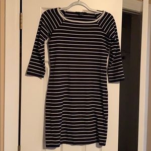 Like New Nautical Stripe Stretchy 3/4 Dress! 🚭
